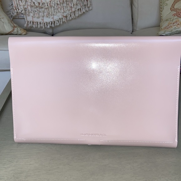 NEW in bag. Glass Ladder & Co. Megan Blush Pink Portfolio Clutch. 12.5” tablet - Picture 4 of 10